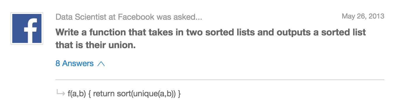 data science interview questions with Springboard